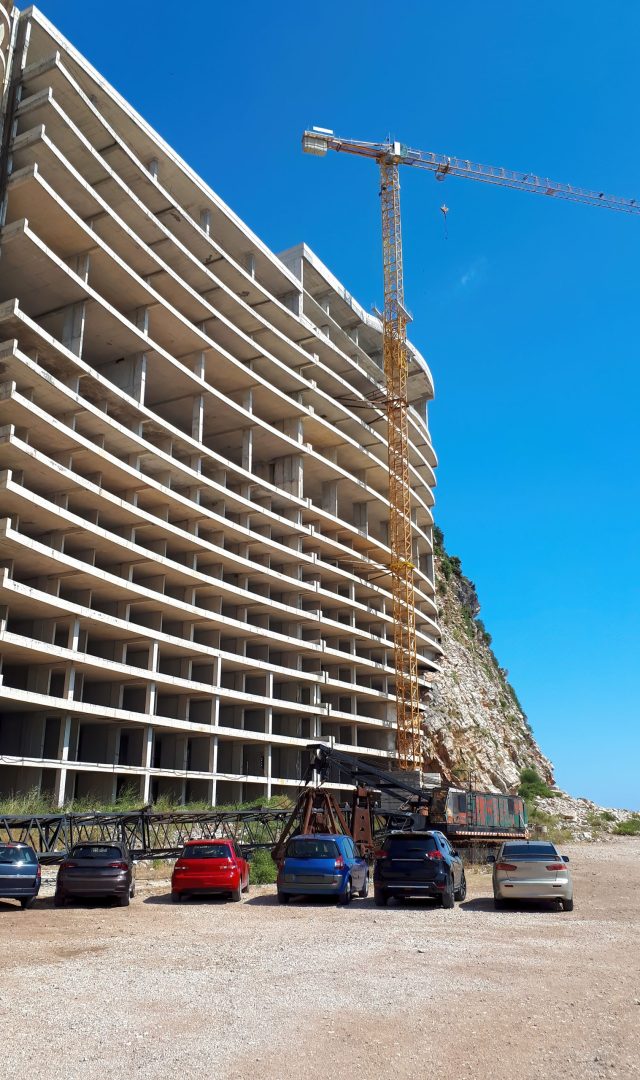 house construction in petrovac, montenegro