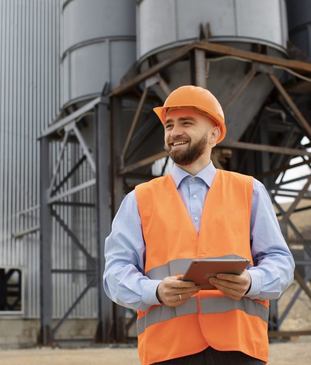 person working building construction